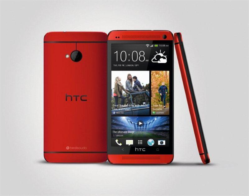 HTC One "Glamour Red".Foto: HTC