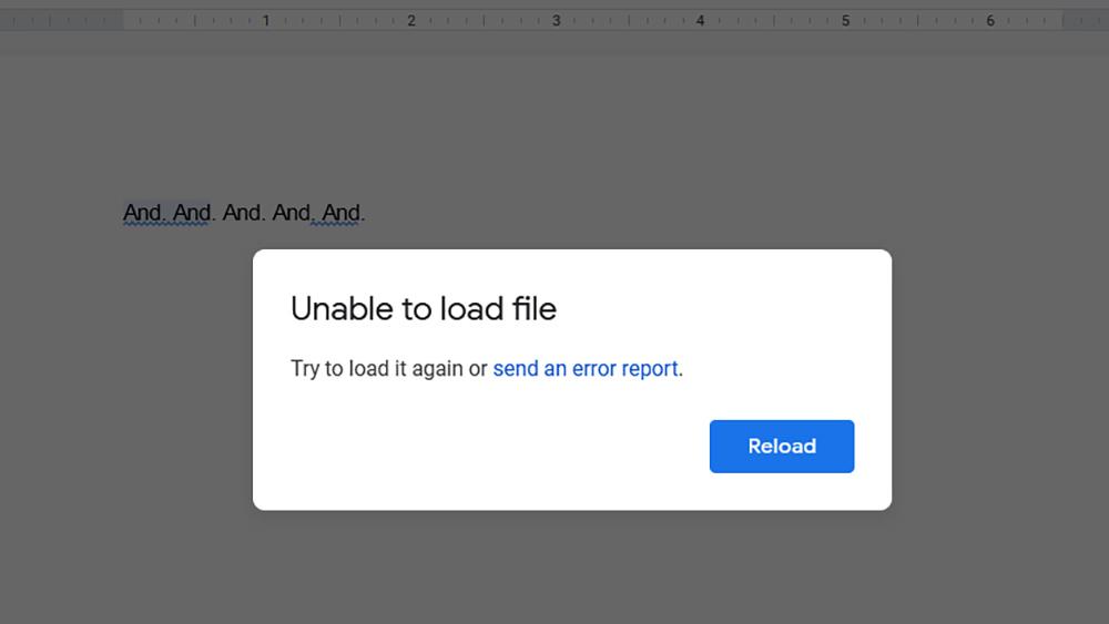 En enkel rad med ord sørget for at Google Docs-dokumenter ble ubrukelige. 