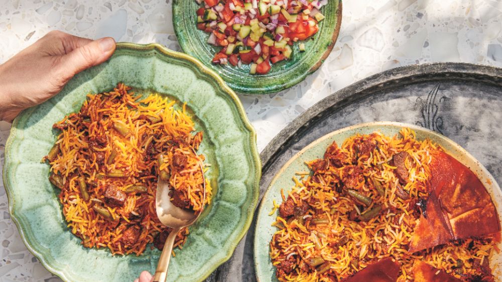 Persiskt ris med lamm