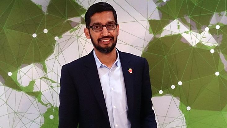 Sundar Pichai blir den nye toppsjefen i Google. Foto: Wikipedia