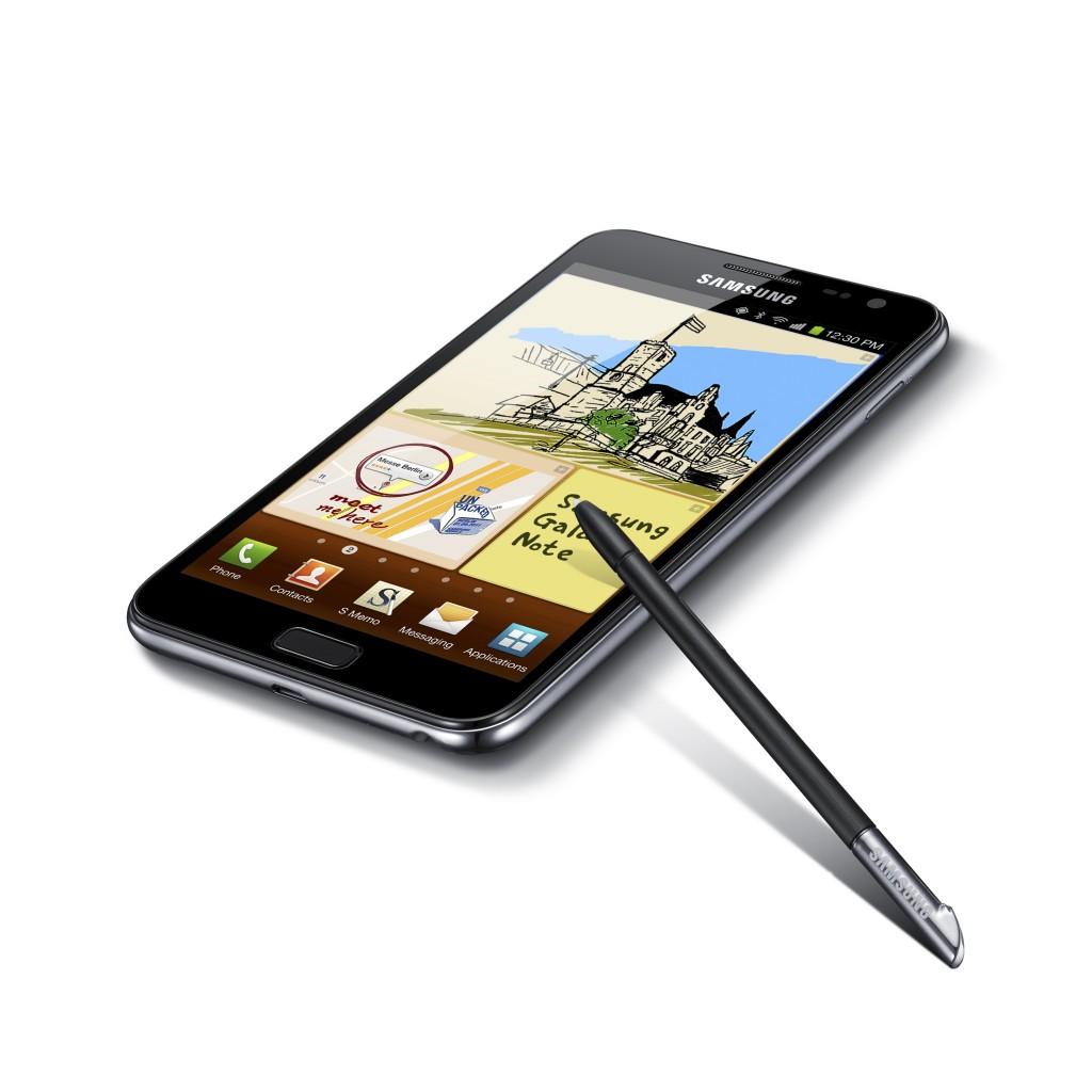 Samsung Galaxy Note er diger, og du kan tegne på den.
