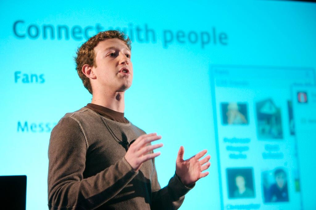 Grunnleggeren av Facebook: Mark Zuckerberg