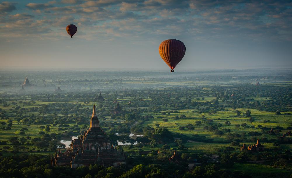 "Ballonger over Bagan".Foto: Thorstein Korsvold