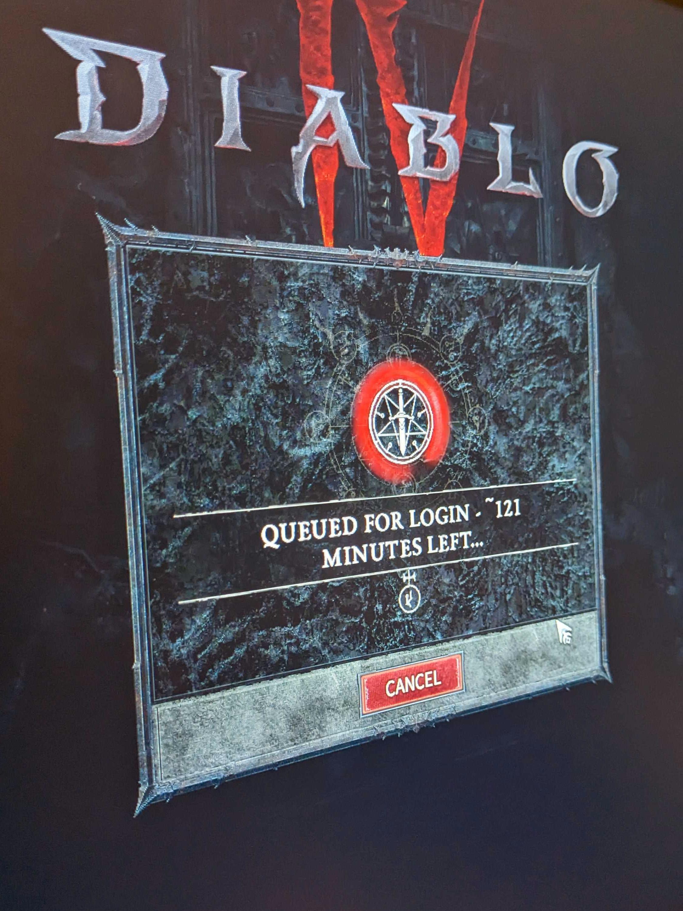Dette syntes møtte flere av de som håpet å få en tidlig start på «Diablo IV» forrige helg.