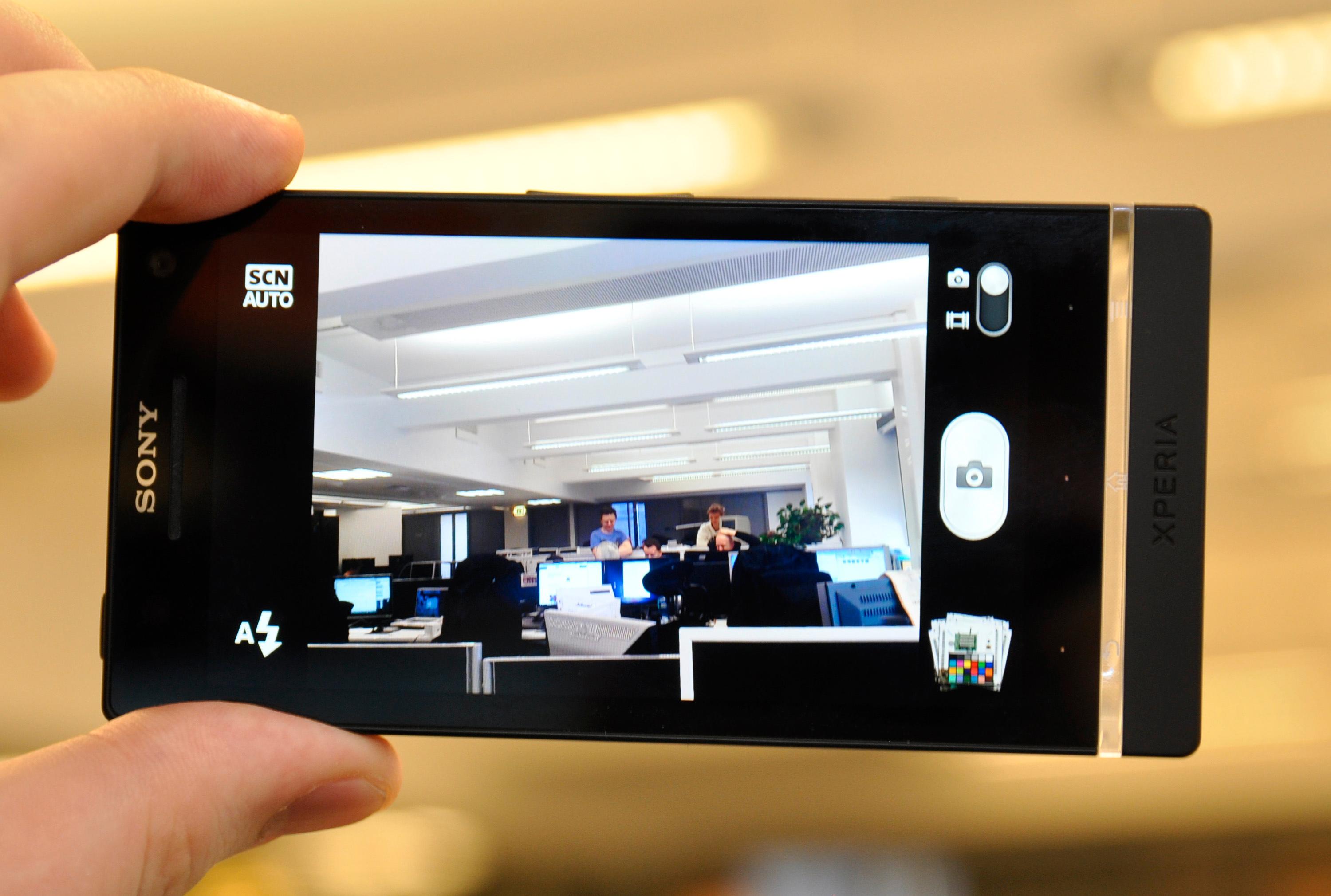 Kameraet i Xperia S tar gode bilder – også innendørs.