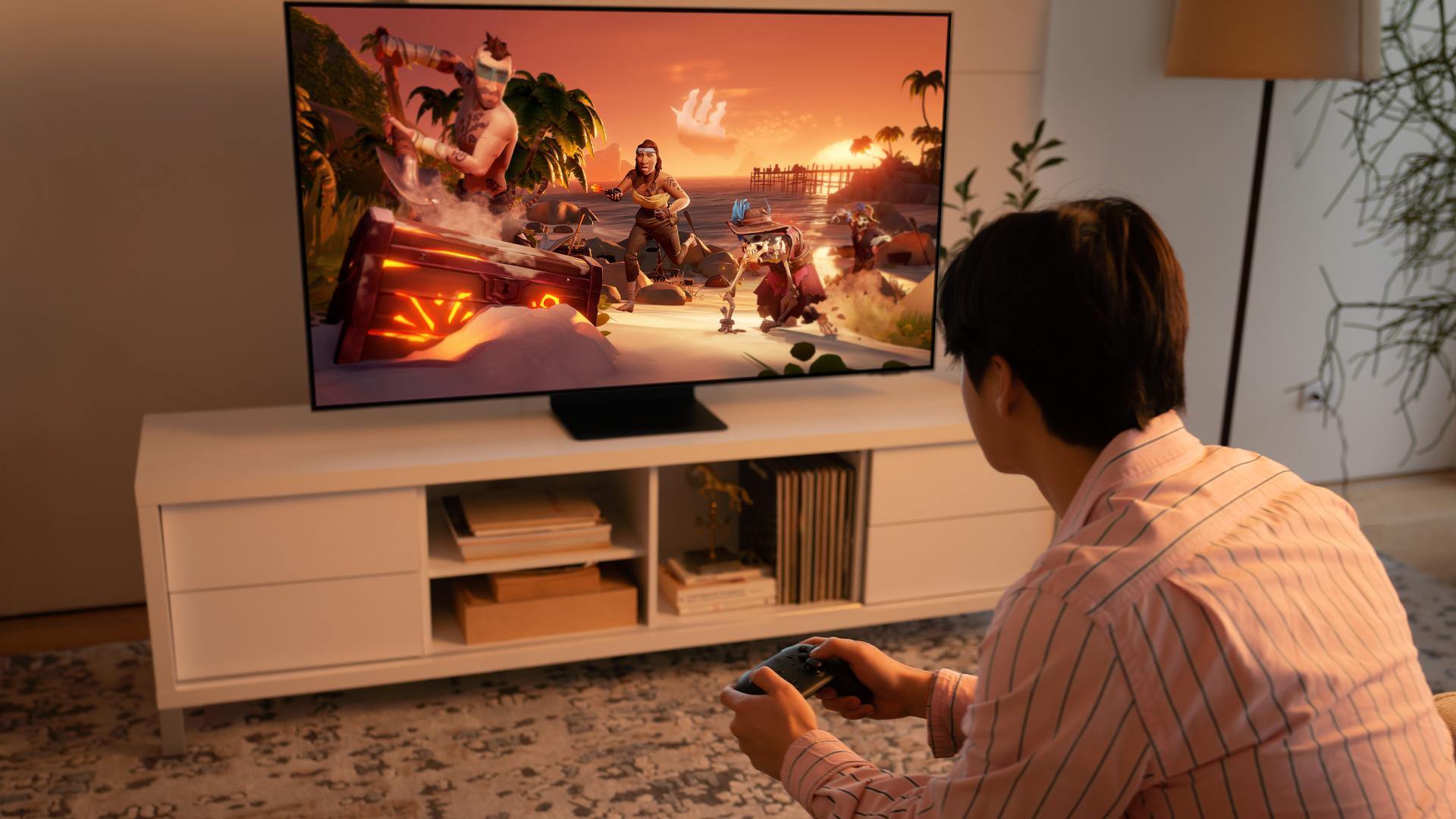 Snart kan du spille rett på TV-en, uten konsoll. Microsoft lanserer nemlig Xbox-appen på Samsungs 2022-TV-er - med nettskyspilling. 