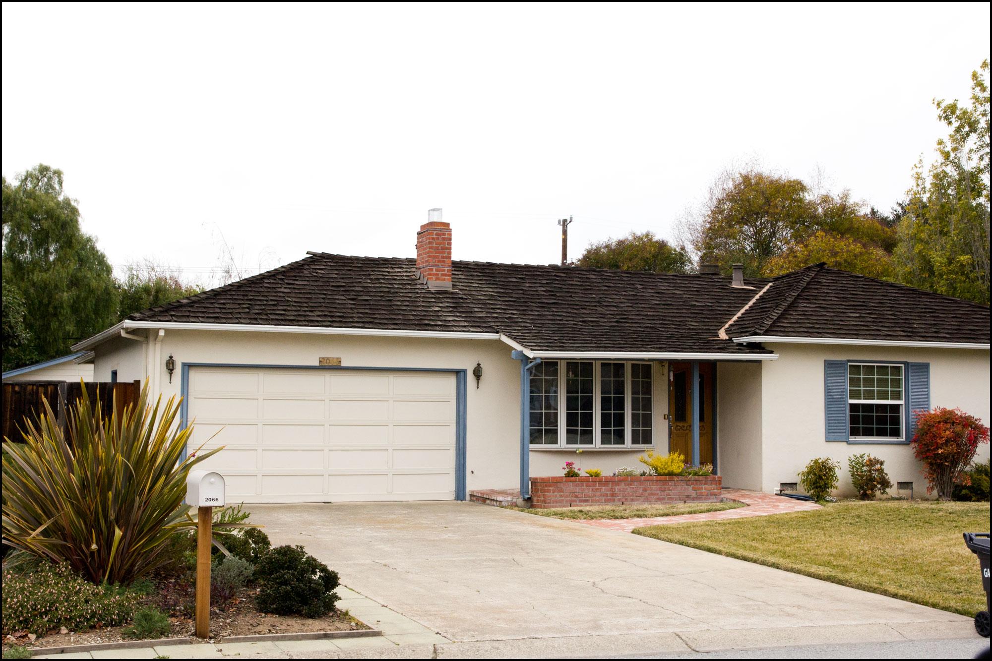 2066 Crist Drive i Los Altos. I denne garasjen ble Apple grunnlagt.