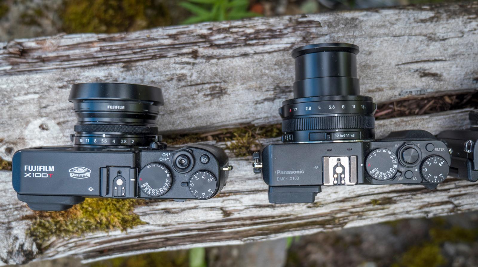Fujifilm X100T og Panasonic LX100 har en betjening som egner seg best til fotografer som har kontroll på det tekniske.