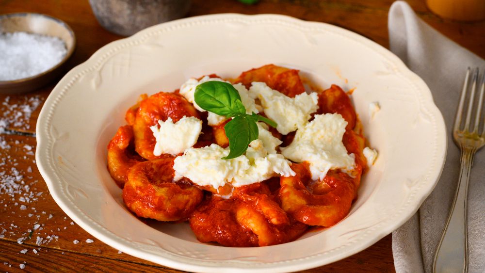 Mamma mia! Dante Zias pasta med tomat och mozzarella