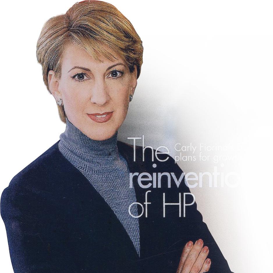 REDNINGEN: Slik fremsto Carly Fiorina i sin tid som en redningskvinne for HP.