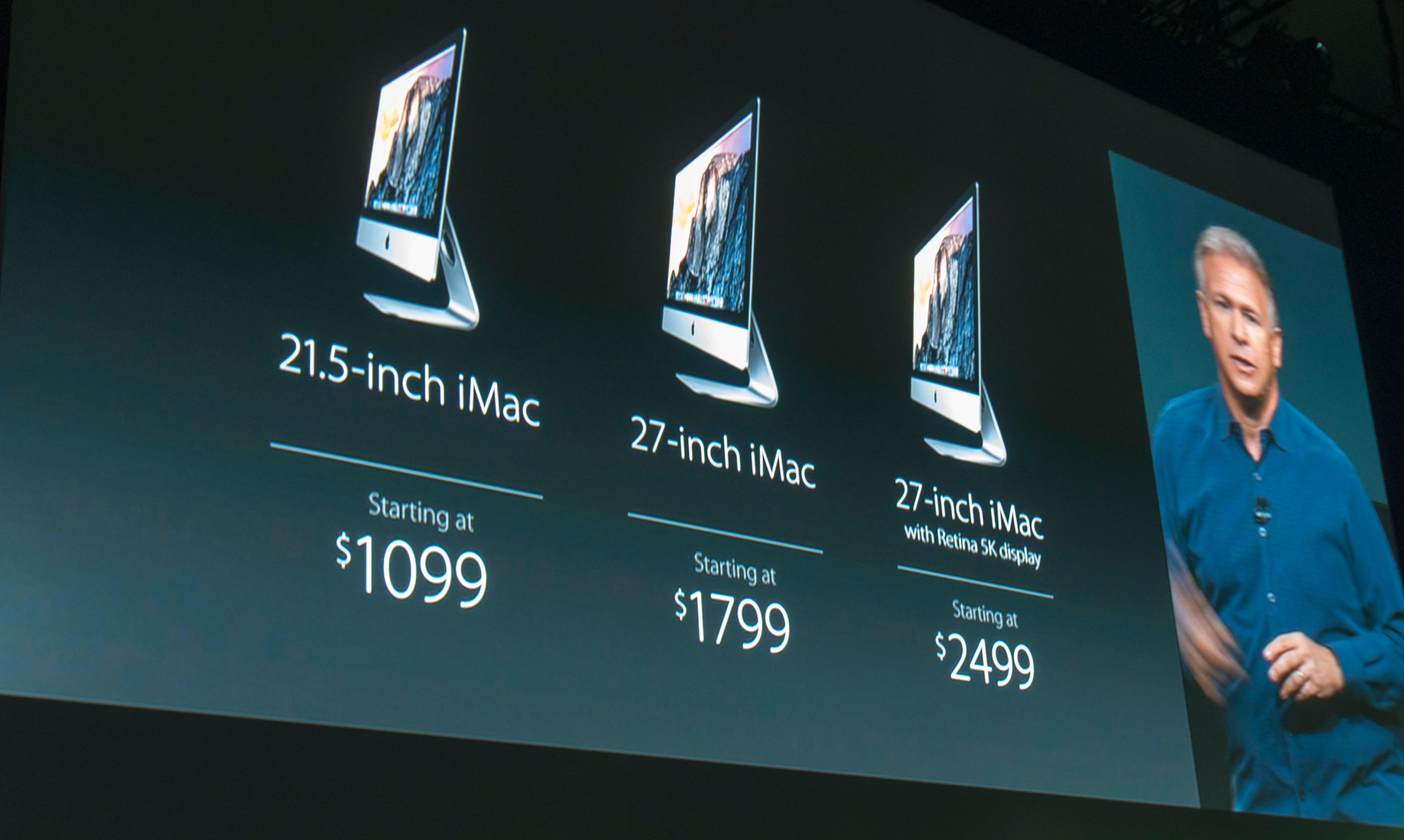 iMac med priser.