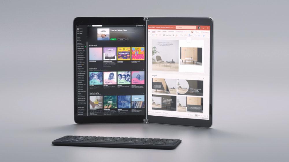 Surface Neo får to 9-tommers skjermer, som tilsvarer en 13-tommers skjerm i utbrettet tilstand.