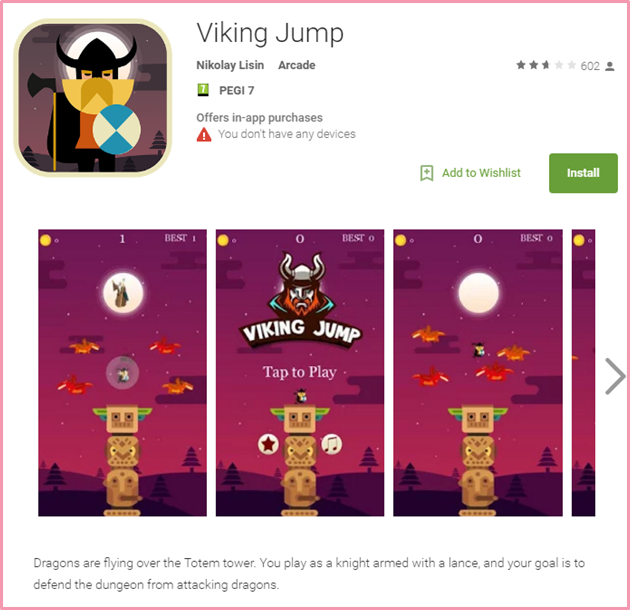Appen «Viking Jump» bør du nok ligge unna.