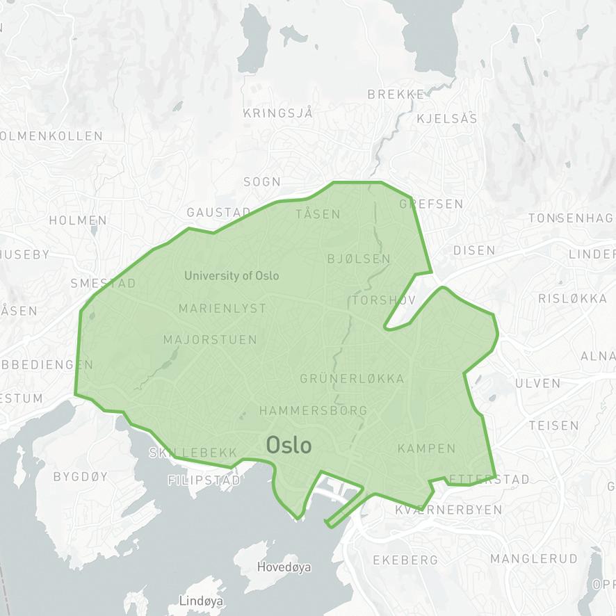 Dette blir operasjonsområdet til Lime i Oslo.