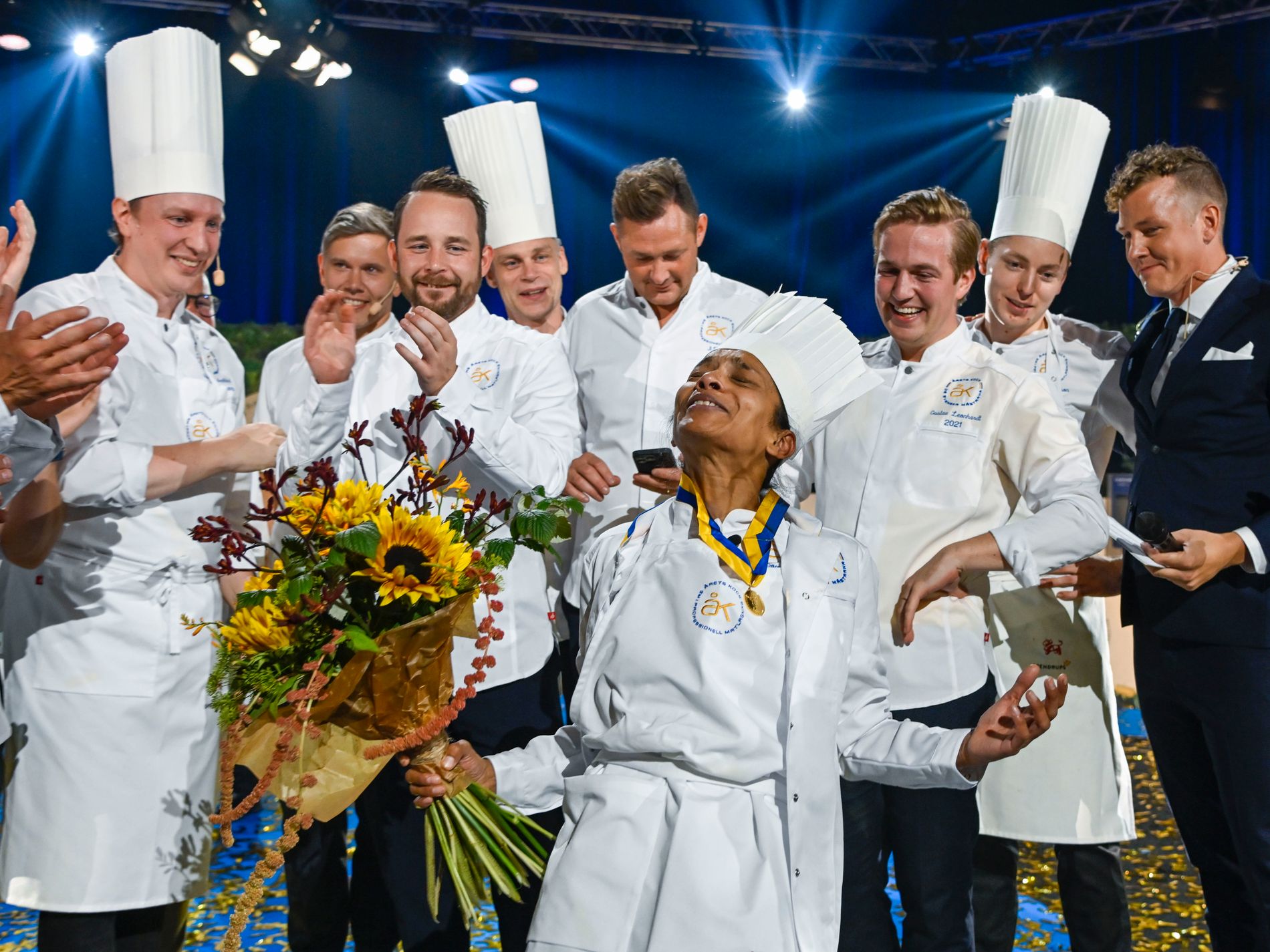 ”Jessie, Jessie, Jessie!” – jubel på Årets kock-finalen.  Jessie Sommarström. är den första kvinnan att vinna tävlingen på 34 år.