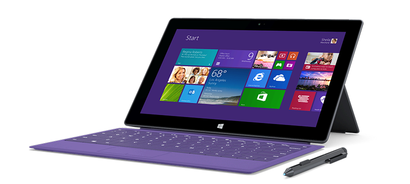 Slik ser Surface Pro 2 ut uåpnet. Foto: Microsoft