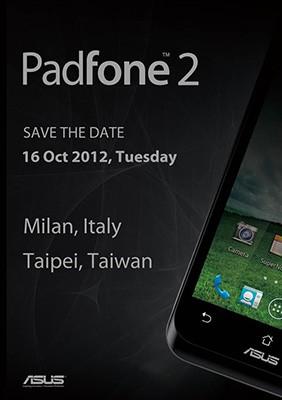 Asus PadFone 2 lanseres i Taipei og Milano om litt over en uke.