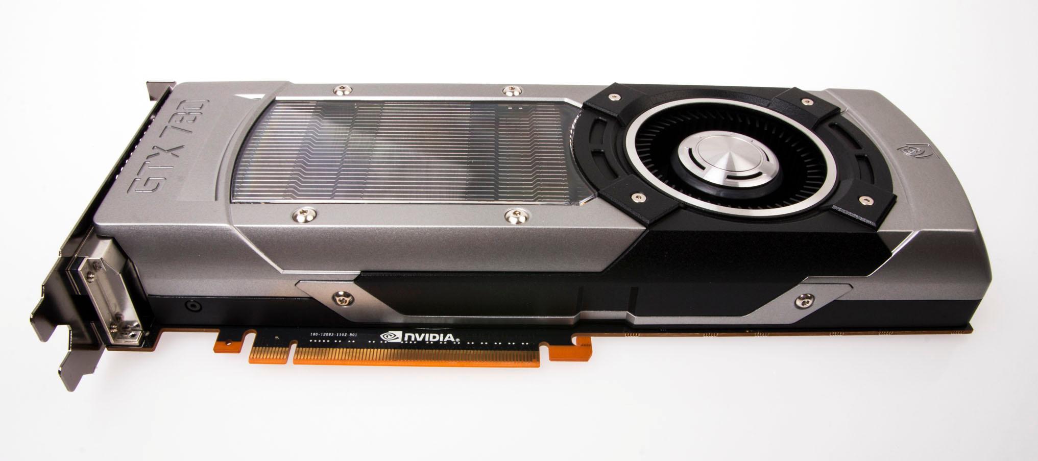 Nvidia GeForce GTX 780 er til forveksling lik GeForce GTX Titan, og veier 928 gram – kun 15 gram mindre enn storebroren.Foto: Varg Aamo, Hardware.no