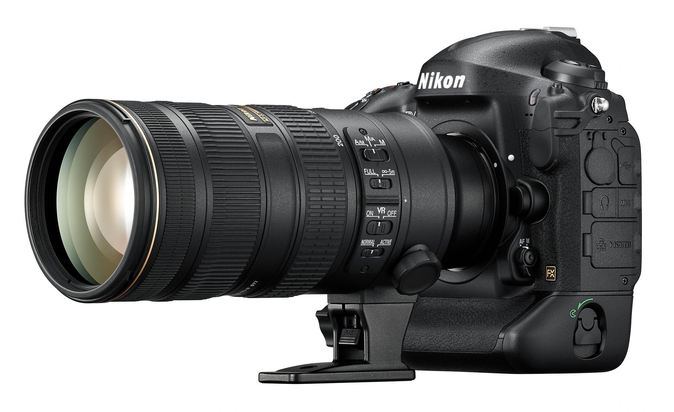D4s med 70-200 mm 2.8.Foto: Nikon
