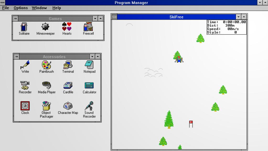Dagen du har ventet på er her: SkiFree fra Windows 3.1 kan spilles rett i nettleseren