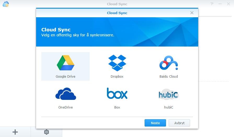Synology fikk nylig bedre skystøtte via den nedlastbare modulen «Cloud Sync».