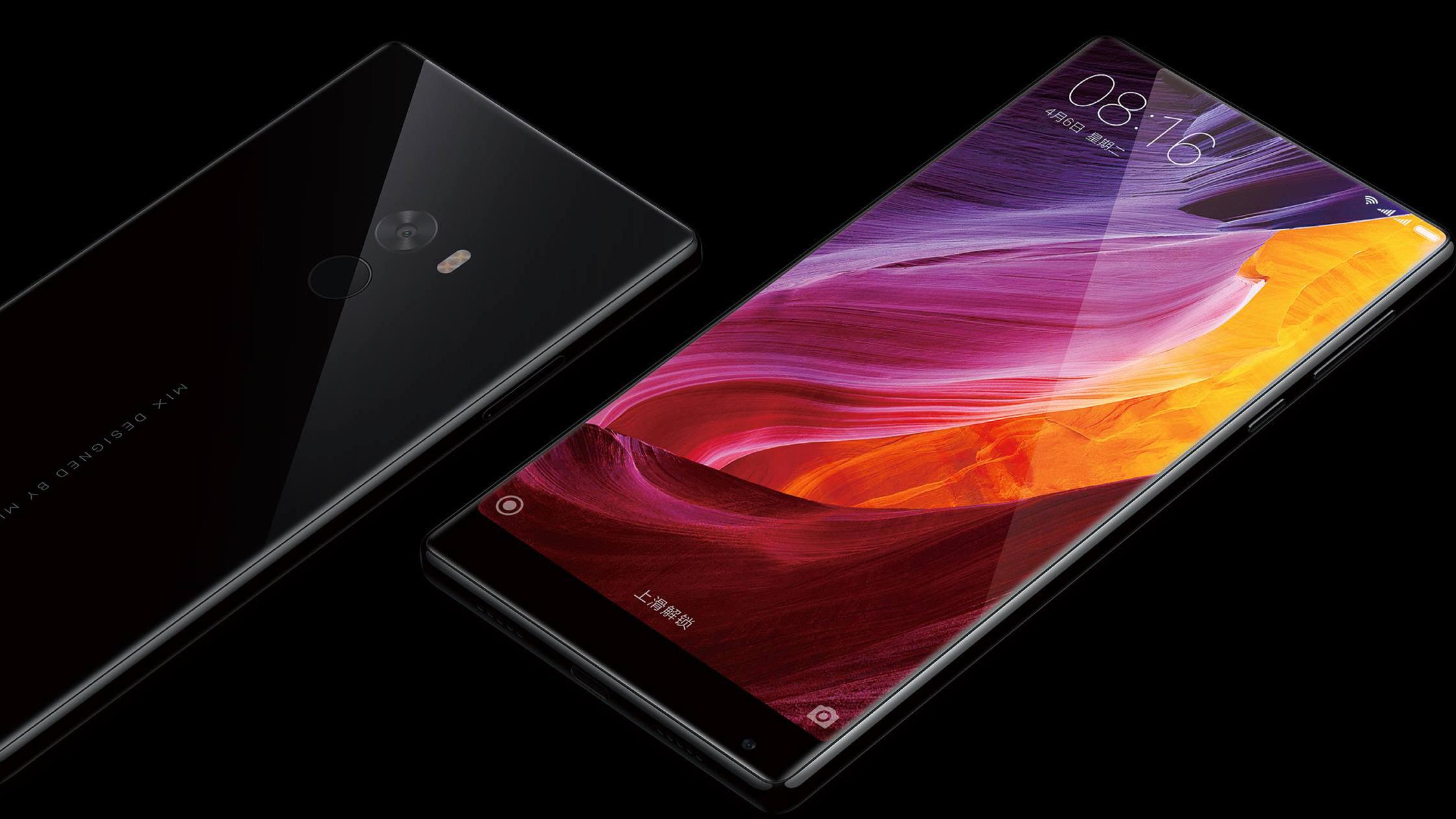 Tidligere rykter har indikert at S8 kan komme med en heldekkende skjerm, som på her avbildede Xiaomi Mi MIX. Nå ser det ut til at skjermen også kan bli trykkfølsom.