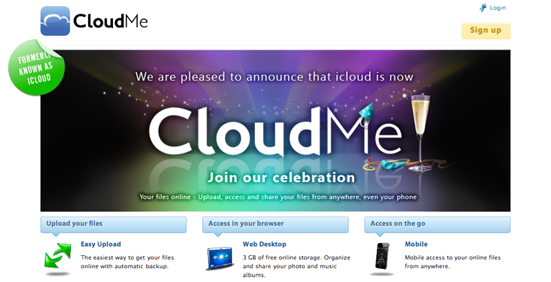 Svenske Xcerion har byttet navn fra icloud til CloudMe