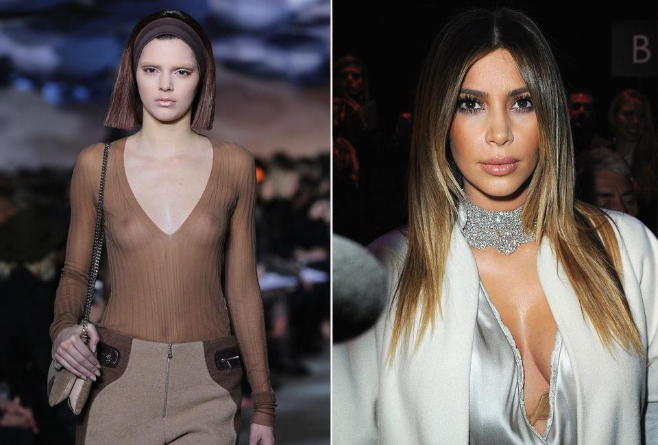 STOLT: Kim Kardashian la ut et bilde på sin instagram-profil der hun skrev at hun var enormt stolt over sin søster, som gikk modell for Marc Jacobs. Foto: Getty Images