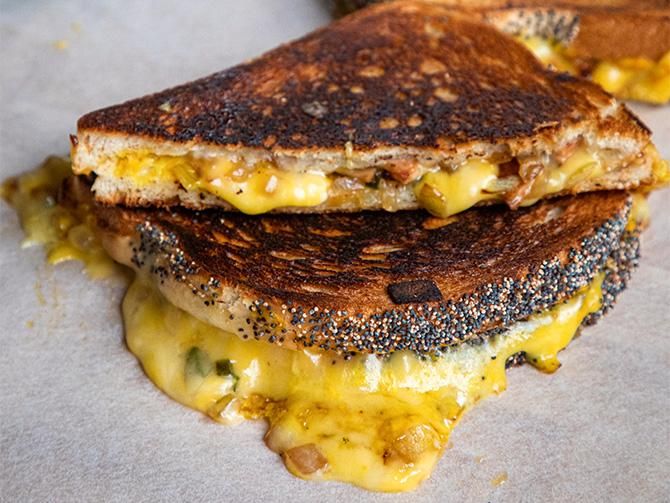 Vegan grilled cheese