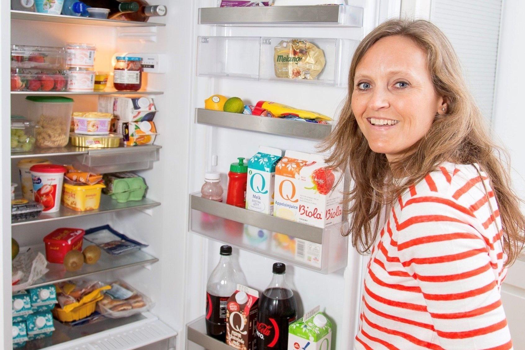MATREDDER: Mette Nygård Havre står bak kampanjen Spis opp maten. Hun og familien er eksperter på å spise opp maten hjemme. Foto: Spis opp maten