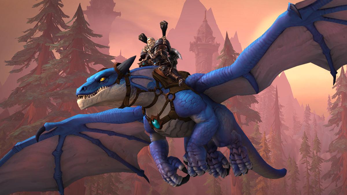 Et planlagt mobilspill i World of Warcraft-universet er nå etter sigende kansellert. Bildet er fra den kommende WoW-utvidelsen Dragonflight. 