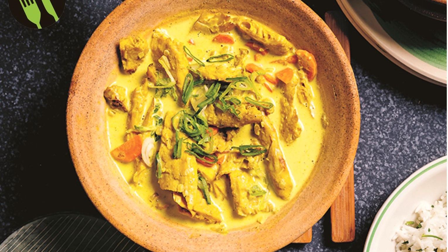  Kyckling, ris och curry – utan kyckling