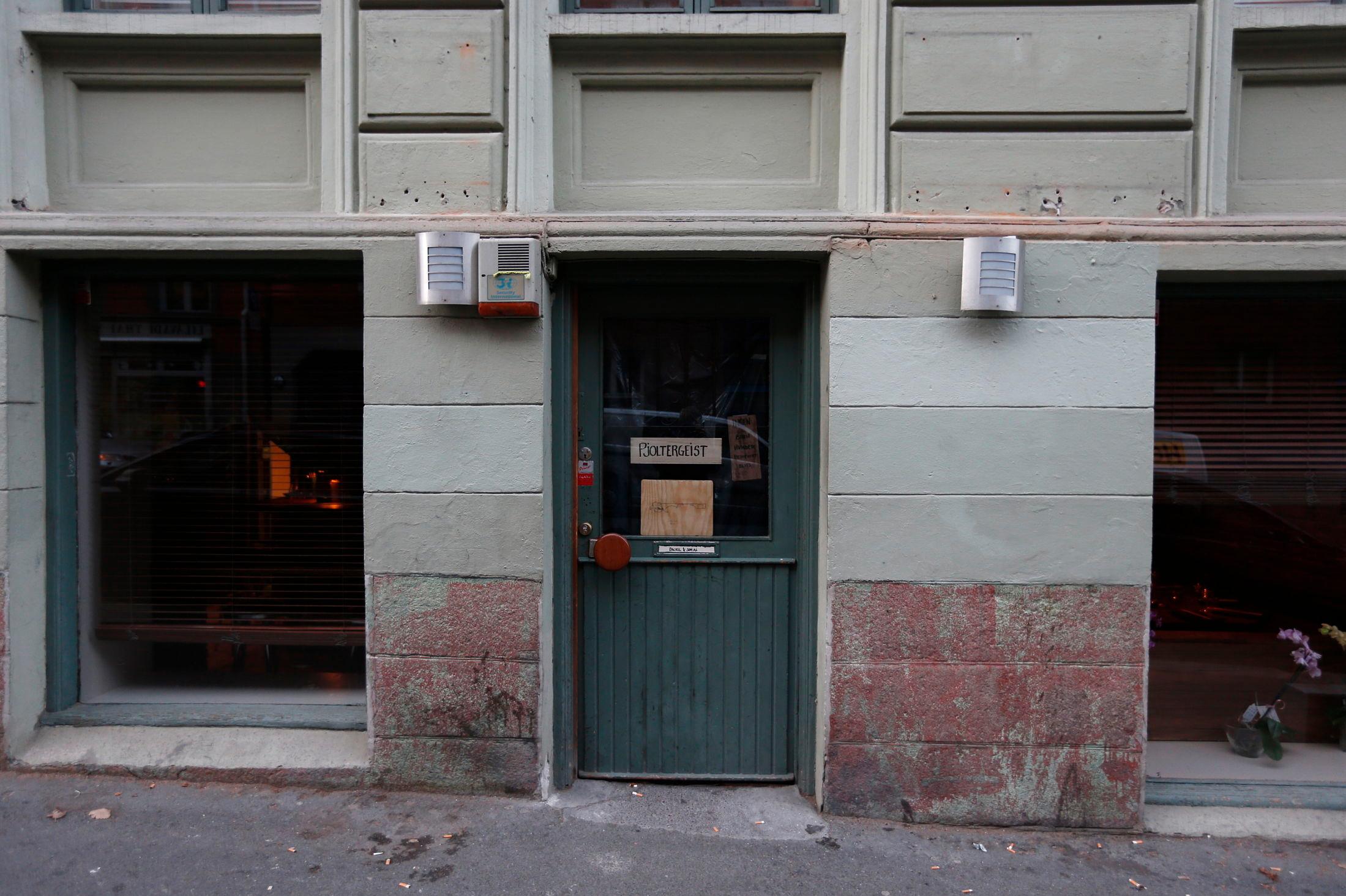 STENGT: Restauranten Pjoltergeist holdt til i en kjeller i Rosteds gate på Fredensborg i Oslo. Restauranten stengte tidligere i år. Foto: Trond Solberg/VG