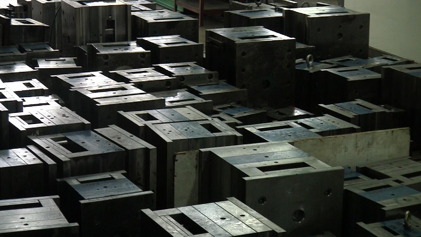 Disse formene er av stål, og kan veie hundrevis av kilo.Foto: Espen Irwing Swang, Amobil.no