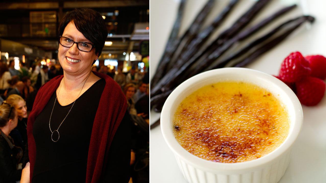 SØTT OG SALT: Trine Sandberg bruker vaniljestang i alt fra desserter som crème brûlée til salte pureer. Foto: Mattis Sandblad/Microstock/NTB Scanpix
