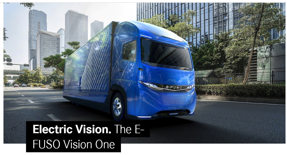 Daimlers E-Fuso Vision One.