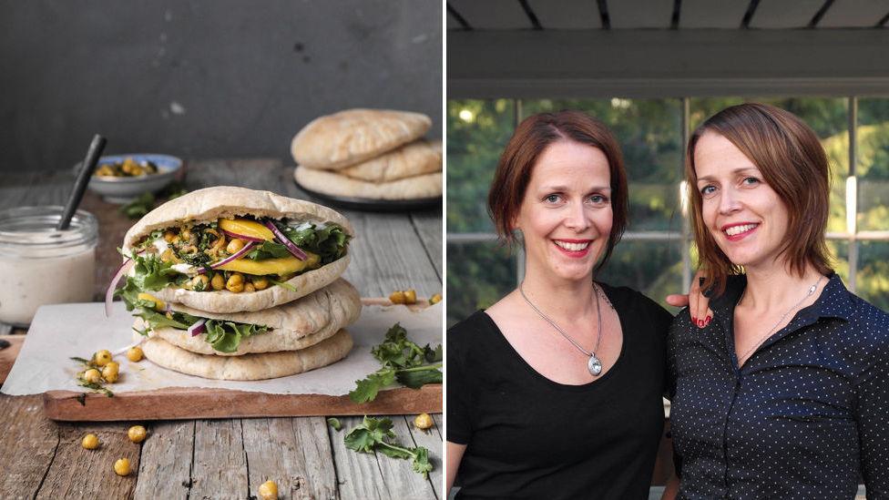 SØSTRE: Linda og Lene er tvillingsøstre og driver bloggen Ourkitchenstories der de ønsker å vise at vegetarmat kan være smakrikt. Foto: Ourkitchenstories