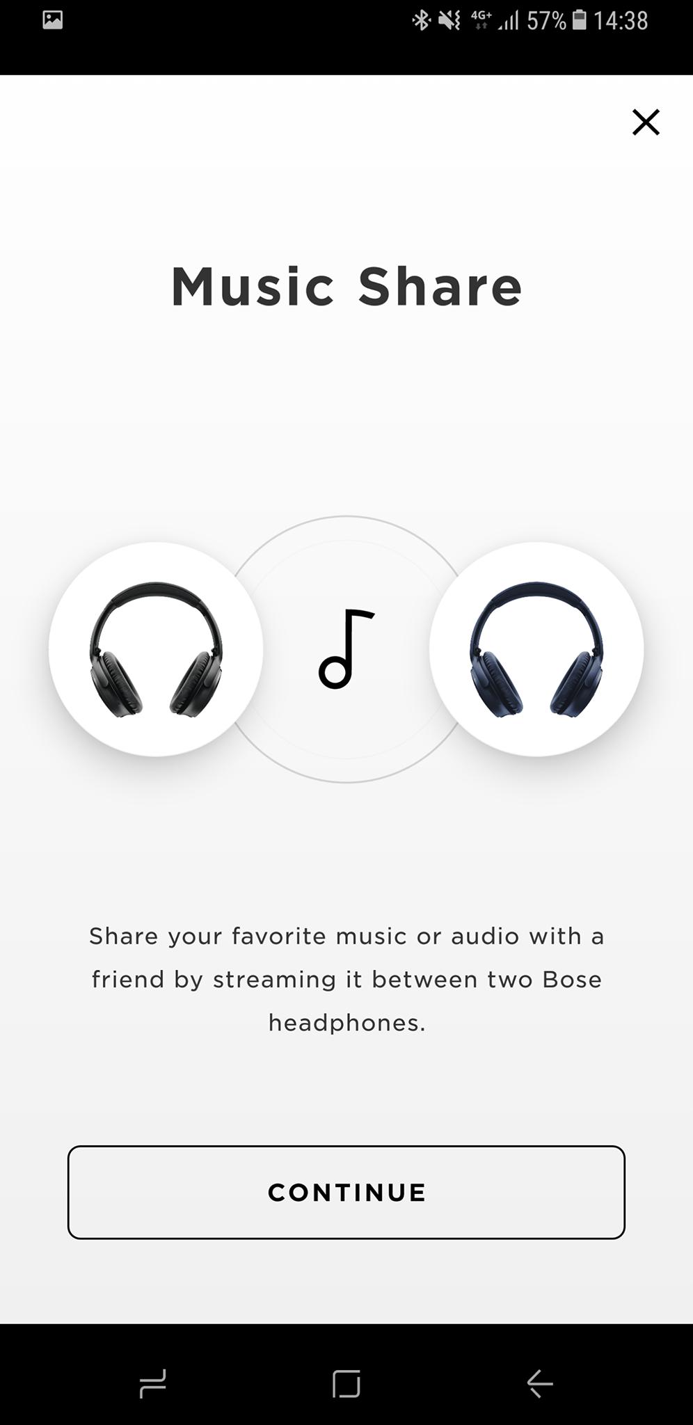 Boses Music Share-funksjon lar deg dele lyden mellom to trådløse Bose-hodetelefoner. Bilde: Finn Jarle Kvalheim, Tek.no