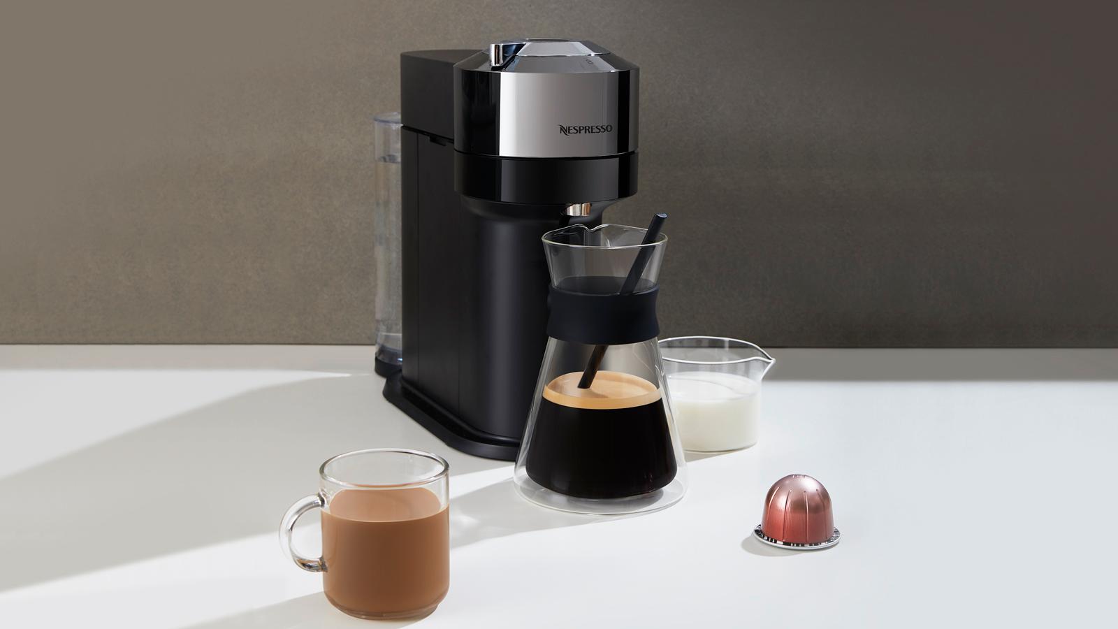 Nespresso har naturligvis laget en egen karaffel til den nye kaffemengden. Den koster 419 kroner. 