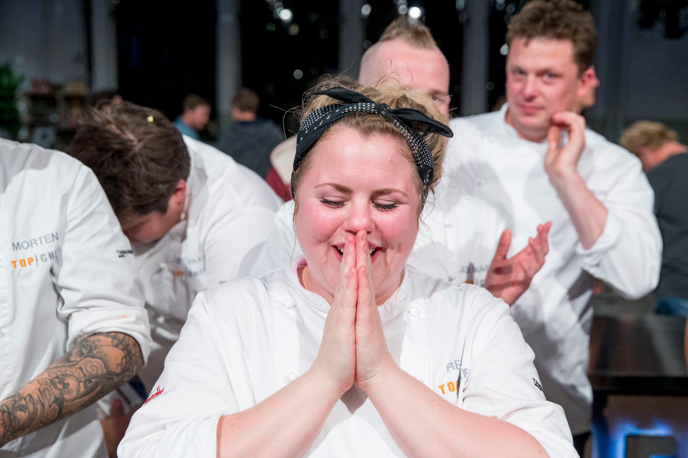 TIL TOPPS: – Helt magisk følelse, forteller Renee om å vinne Top Chef. Foto: TV2