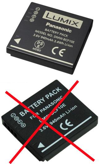 Slutt på billige ekstrabatterier til Panasonic-kameraer?