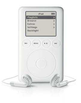 iPod, slik den ble presentert i sin tid