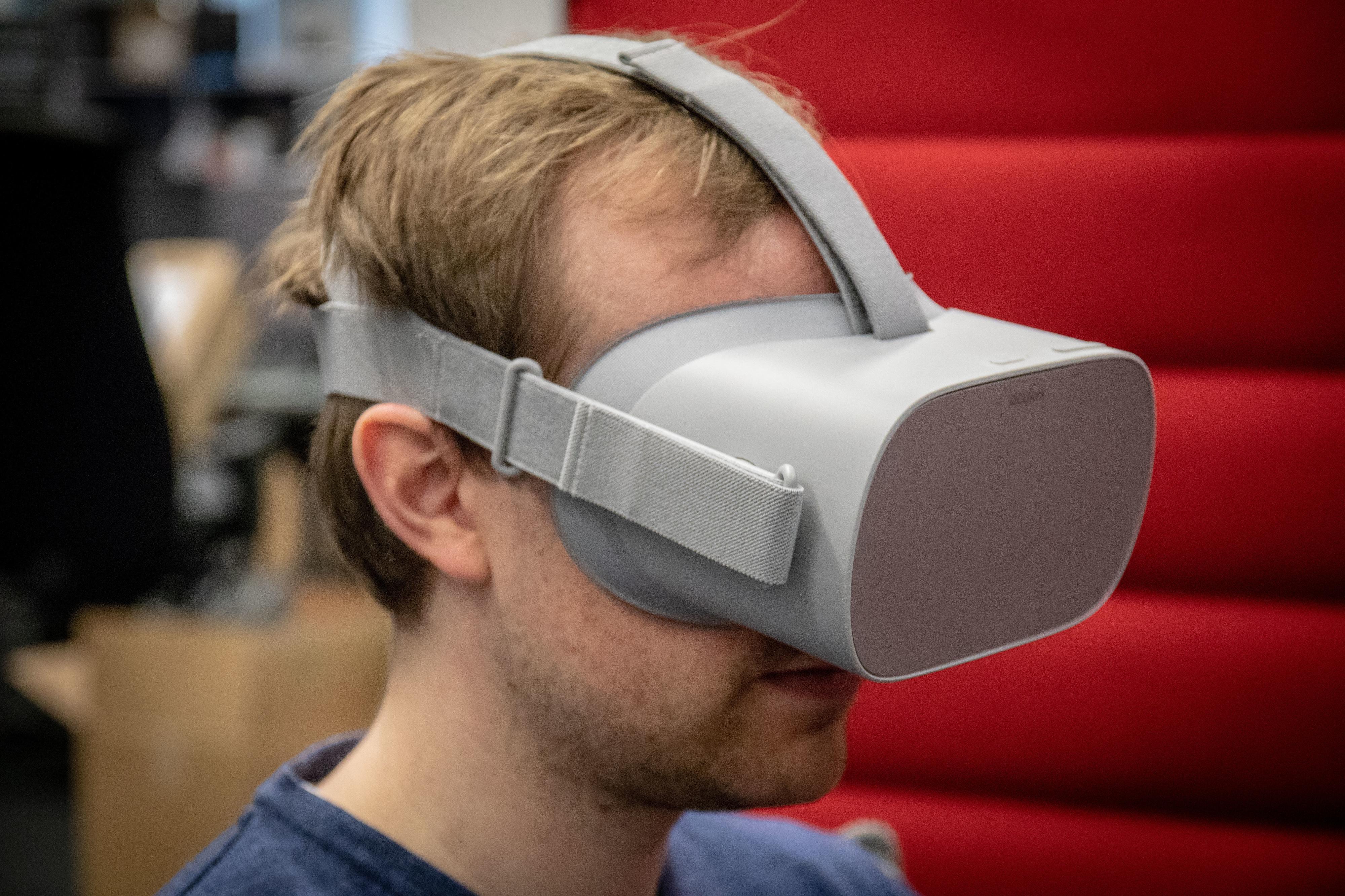 Oculus Go er relativt lette i forhold til andre VR-briller.