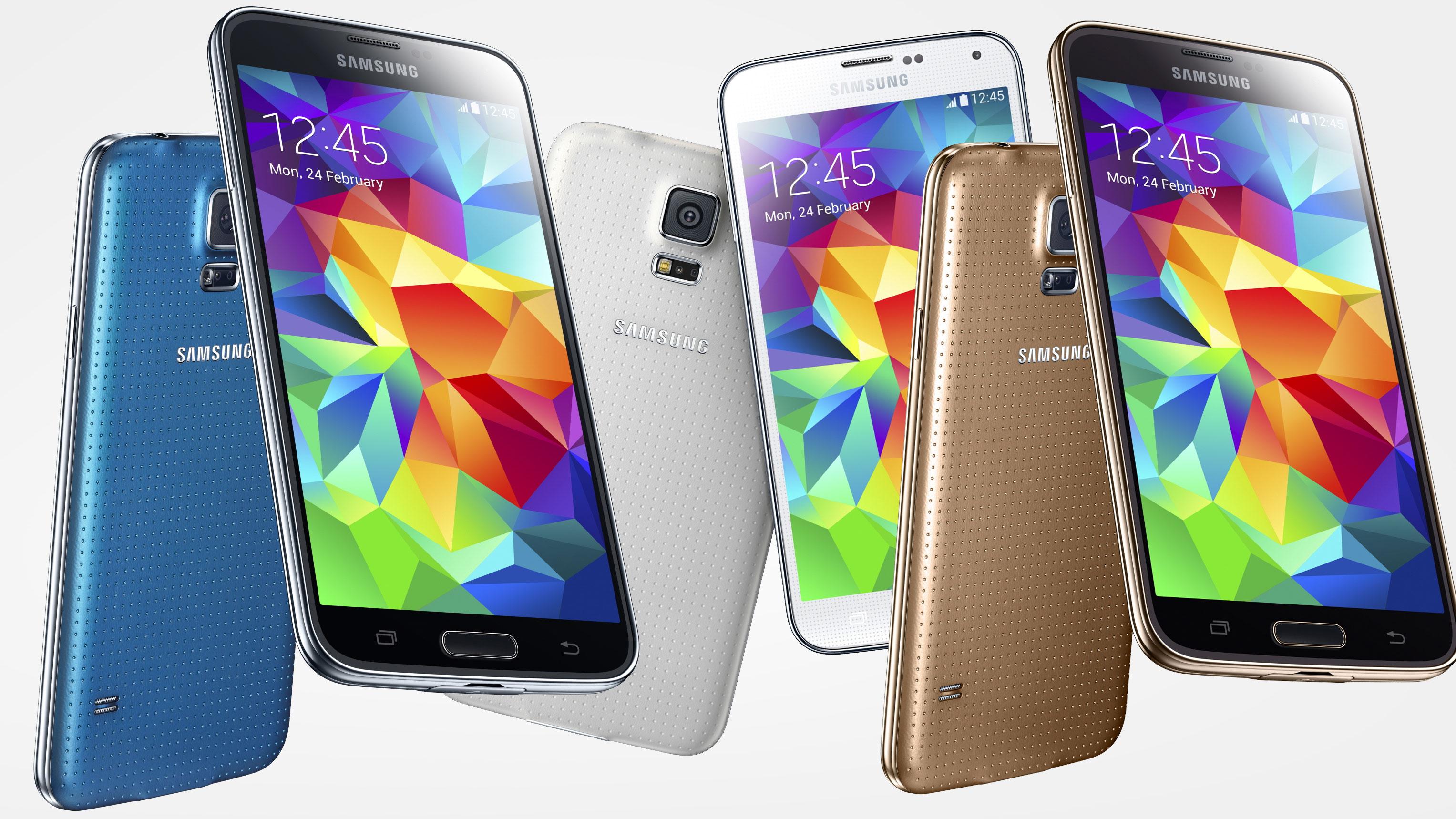 Det er ventet at Samsungs nye flaggskip Galaxy S5 blir en storselger.Foto: Samsung