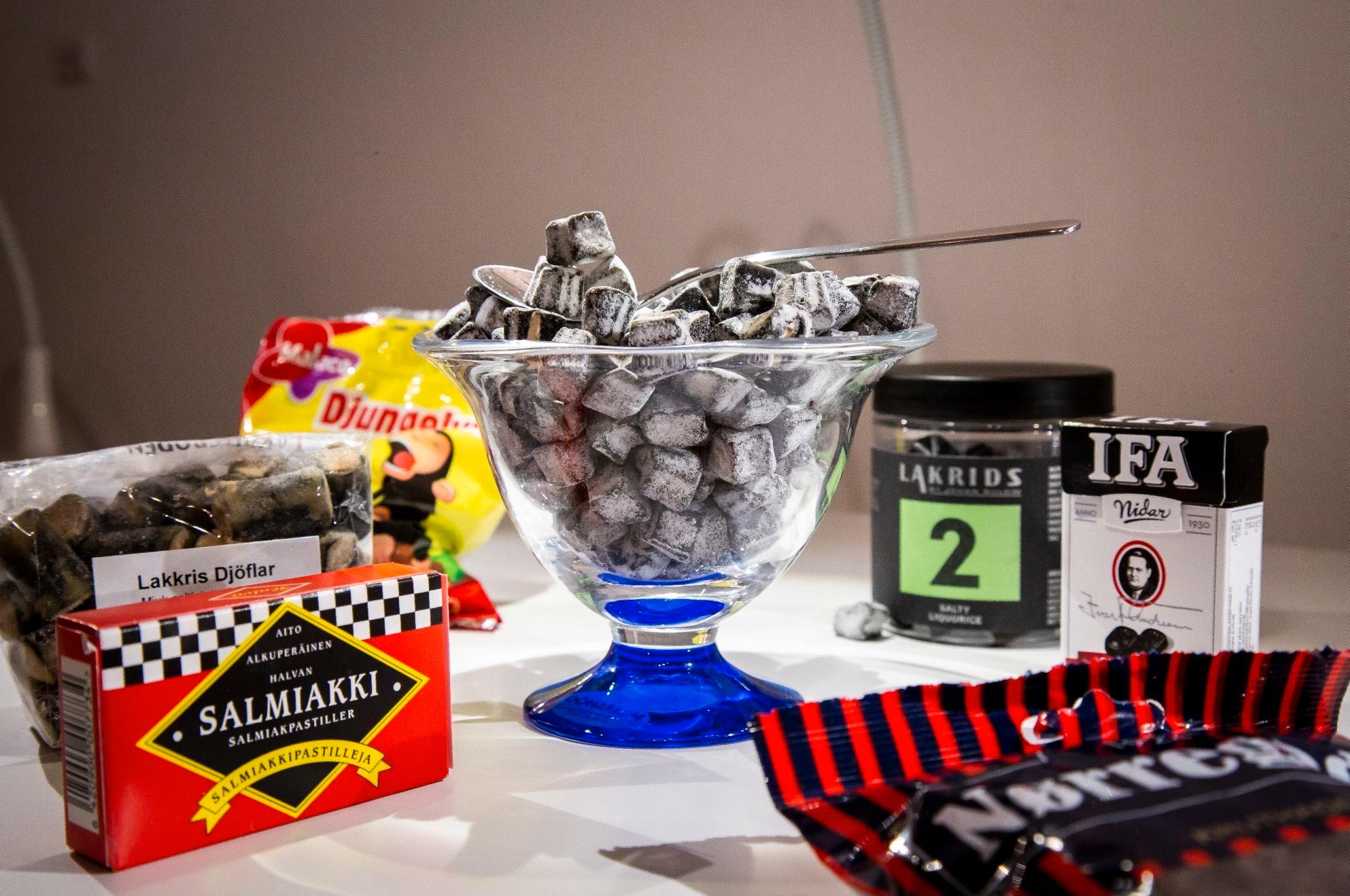 GODTERI: De salte godteriene har fått sin egen plass på Disgusting Food-museet. Foto: Disgusting Food Museum
