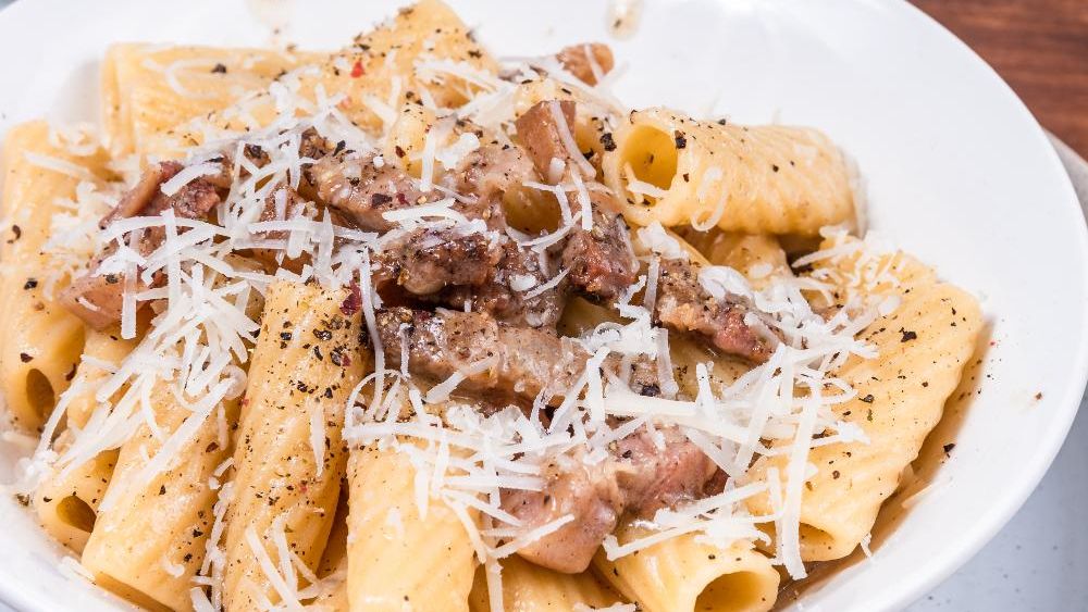 Pasta alla Gricia – klassiskt italienskt med pancetta