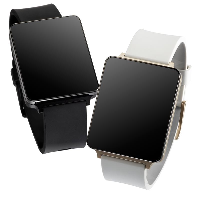 LG G Watch kommer i to farger; svart og «champagne»-farget.Foto: LG