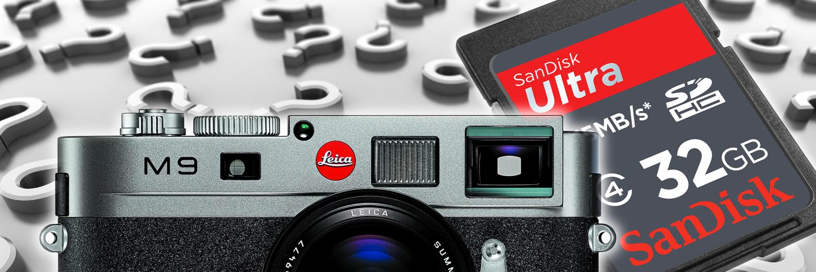 Dreper Leica M9 SanDisk-kortene dine?