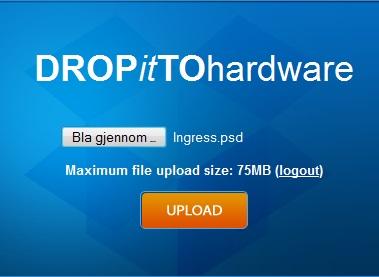 DropItToMe lar bekjente laste filer rett opp i Dropbox-mappen din rett fra nettleseren sin.