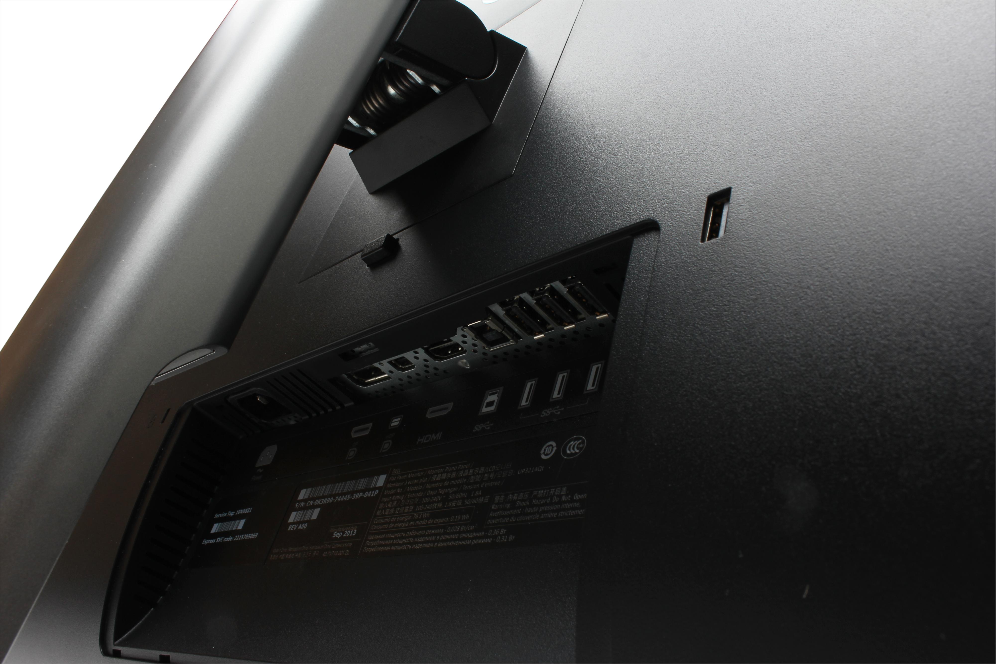 Av videotilkoblinger finner vi HDMI og DisplayPort både av vanlig og mini-type.Foto: Rolf B. Wegner, Hardware.no
